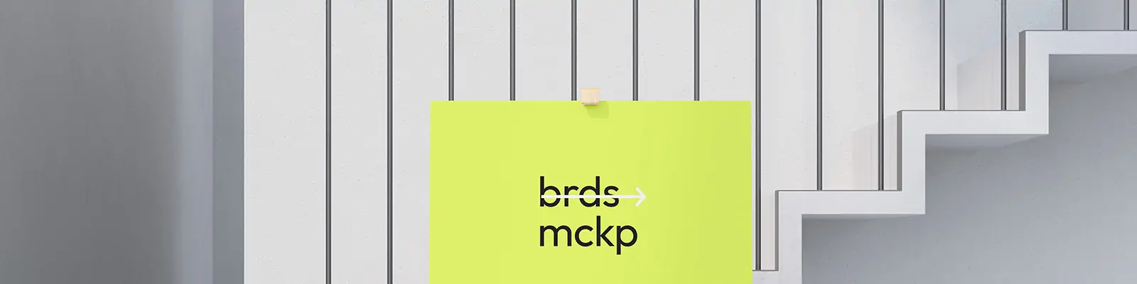 高端商超导视系统指示牌引路牌场景展示样机贴图psd设计素材模板Mockup