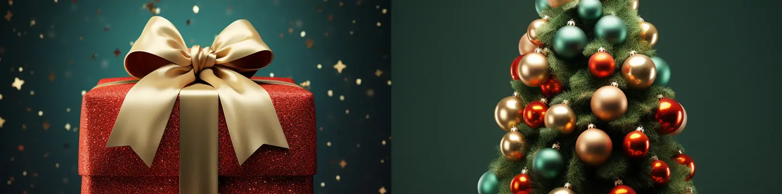 极简主义高级感圣诞节圣诞树装饰球礼物礼盒产品杂志摄影海报midjourney关键词咒语