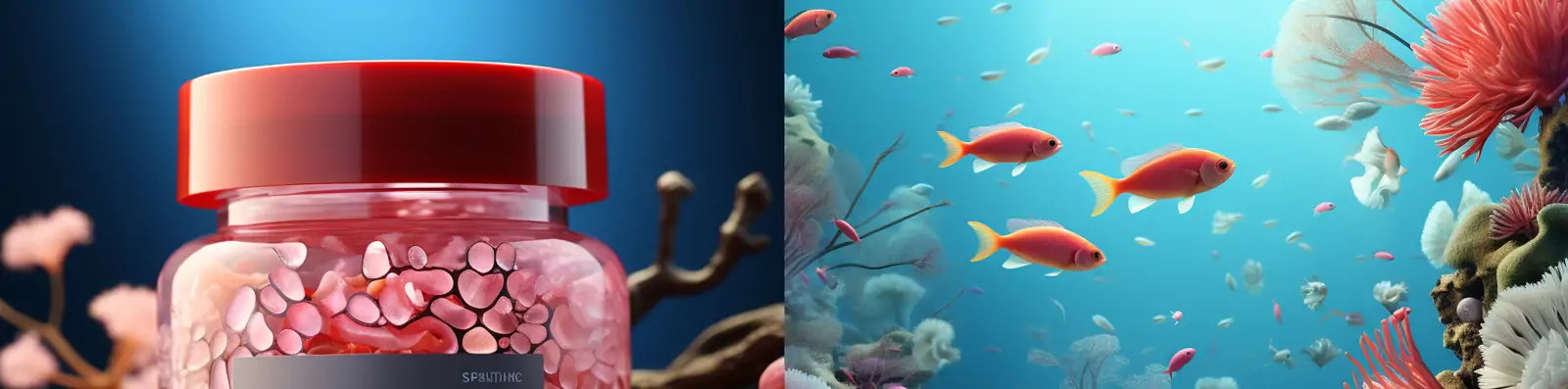 创意营养品保健品益生菌植物细胞细菌电商产品广告宣传海报midjourney关键词咒语分享