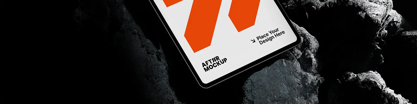 工业黑化风移动设备品牌VI应用屏幕iPad展示贴图样机psd设计素材09Mockup