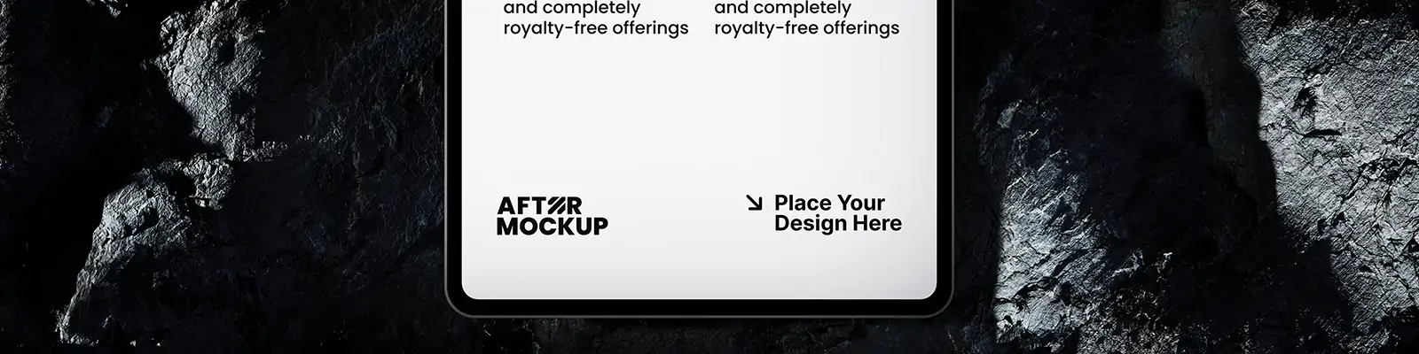 工业黑化风移动设备品牌VI应用屏幕iPad展示贴图样机psd设计素材10Mockup