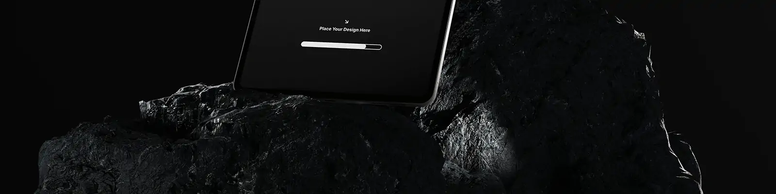 工业黑化风移动设备品牌VI应用屏幕iPad展示贴图样机psd设计素材12Mockup