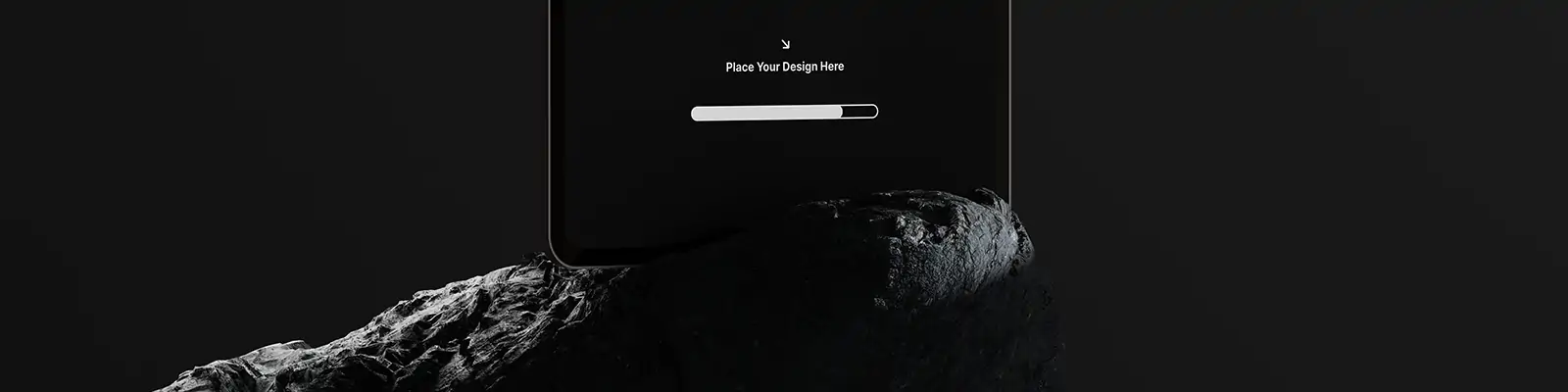 工业黑化风移动设备品牌VI应用屏幕iPad展示贴图样机psd设计素材14Mockup