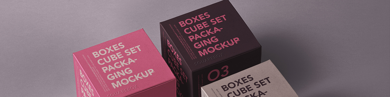 高端瓦楞纸箱天地盖鞋盒包装纸盒VI展示贴图样机psd设计素材模版Mockup