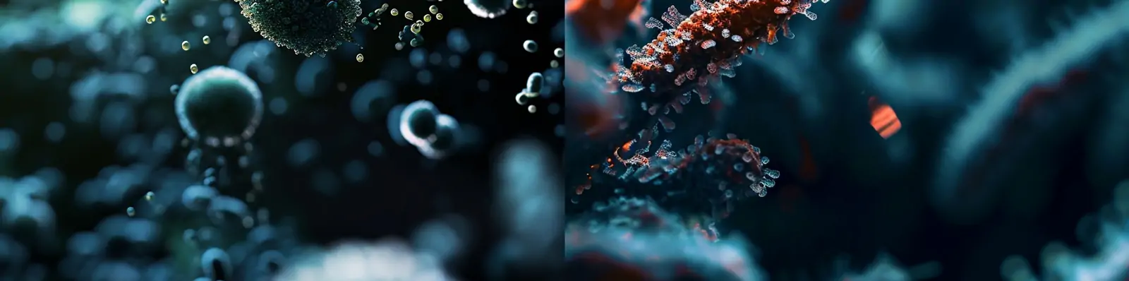 创意医疗健康细菌病毒细胞气泡运动微距特写照片摄影海报midjourney关键词咒语