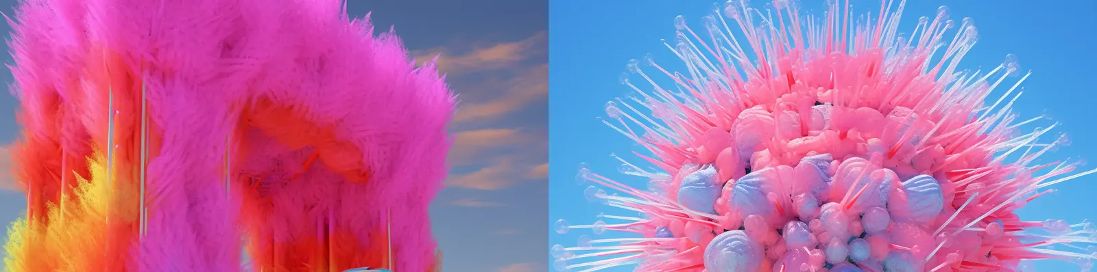 创意潮流抽象艺术霓虹印象派闪亮光泽流行人物镭射服装摄影海报midjourney关键词咒语分享