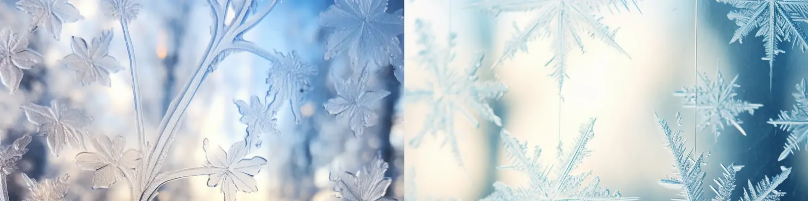 创意冬季冬天精致雪花水晶窗花纹图案插图海报背景midjourney关键词咒语分享