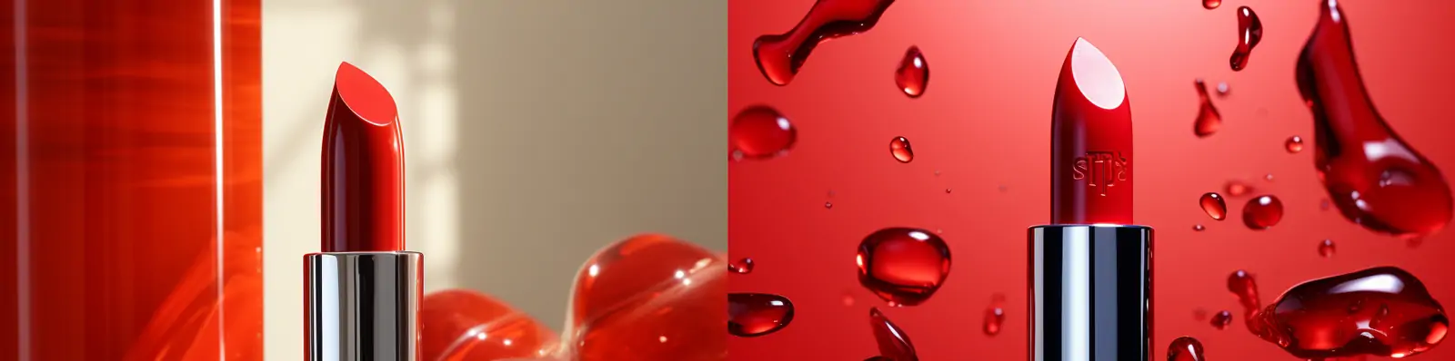 时尚现代流行美妆彩妆口红电商产品广告场景摄影海报midjourney关键词咒语分享