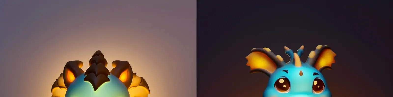 儿童宝宝安抚玩具可爱恐龙小夜灯柔和发光体电商产品摄影海报midjourney关键词咒语分享