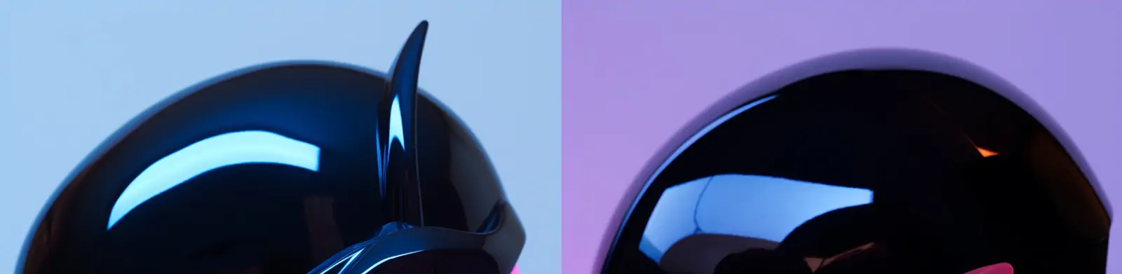 创意未来主义反乌托邦彩色神秘机器人头盔机械人物模型midjourney关键词咒语分享