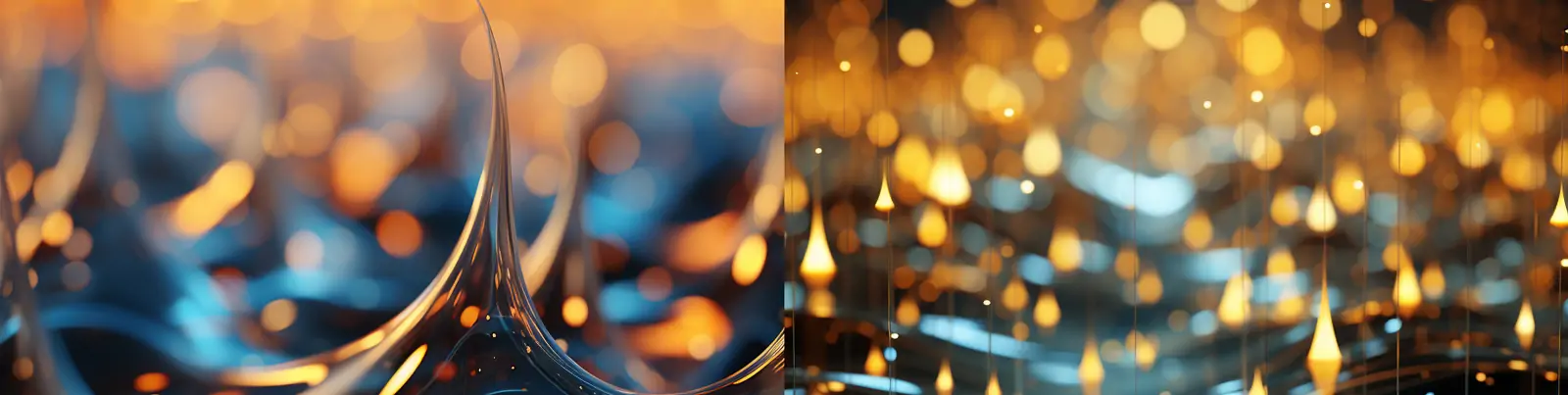 创意金色光效光影科技数字模拟波形散焦频率海报背景midjourney关键词咒语