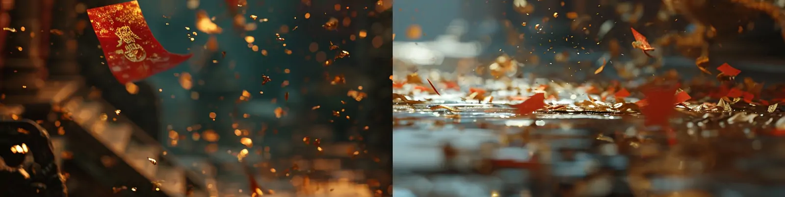 2024龙年新年元旦春节金色立体金属中国龙模型艺术海报背景midjourney关键词咒语