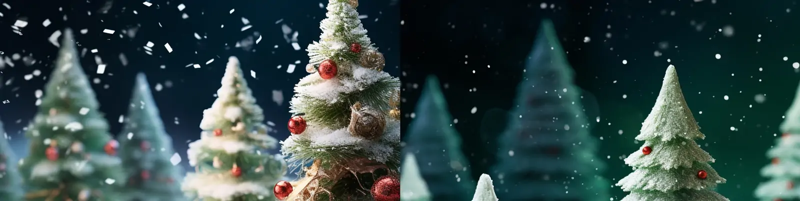 绿色圣诞节主题化妆品护肤品礼物装饰电商产品广告摄影海报midjourney关键词咒语分享