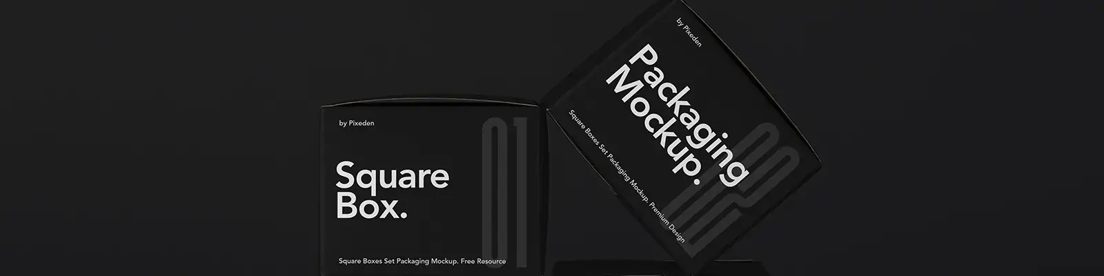 高端食品保健品纸箱天地盖包装纸盒VI展示贴图样机psd设计素材模版Mockup