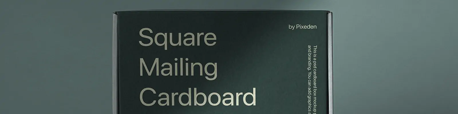 高端产品纸箱天地盖包装纸盒VI展示贴图样机psd设计素材模版Mockup