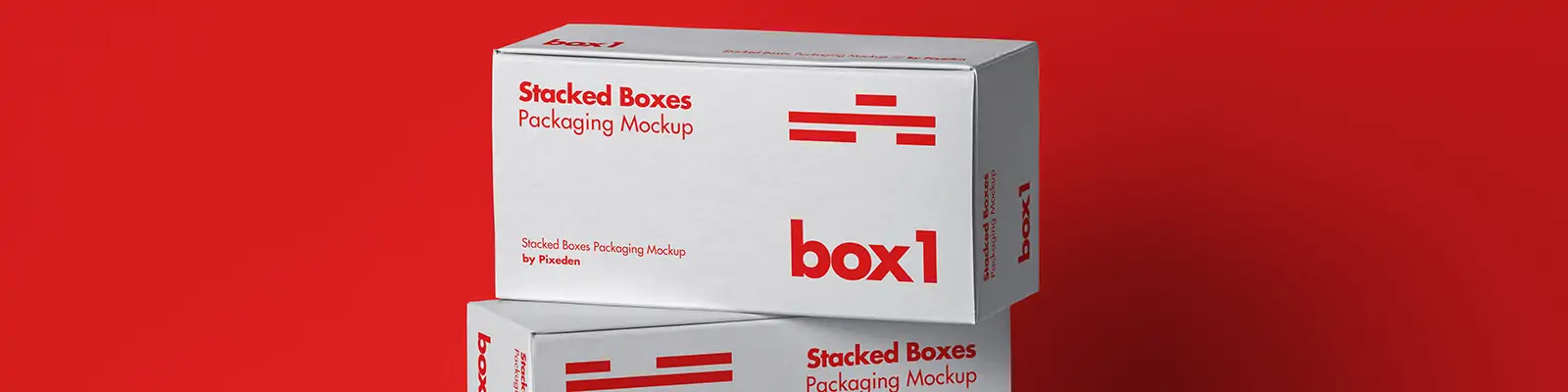 高端食品保健品纸箱天地盖包装纸盒VI展示贴图样机psd设计素材模版Mockup