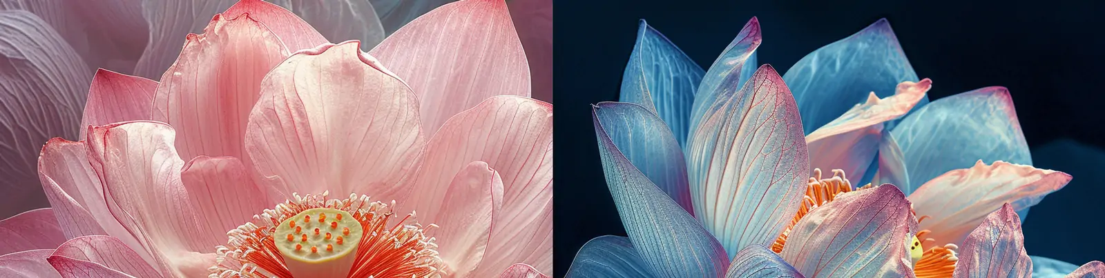 复古针织刺绣半透明莲花荷花超现实花瓣艺术手工艺品摄影海报midjourney关键词咒语