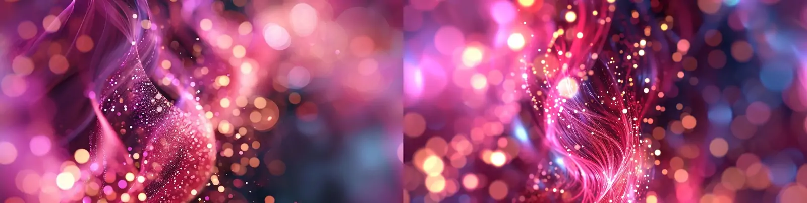 创意全息粉红色光影曲线平铺图案纹理海报背景midjourney关键词咒语