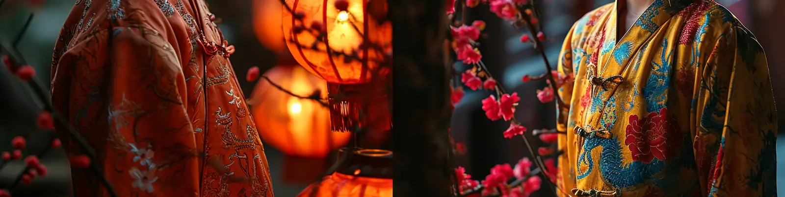 超现实主义中国风新年春节灯笼女孩汉服儿童艺术摄影海报midjourney关键词咒语