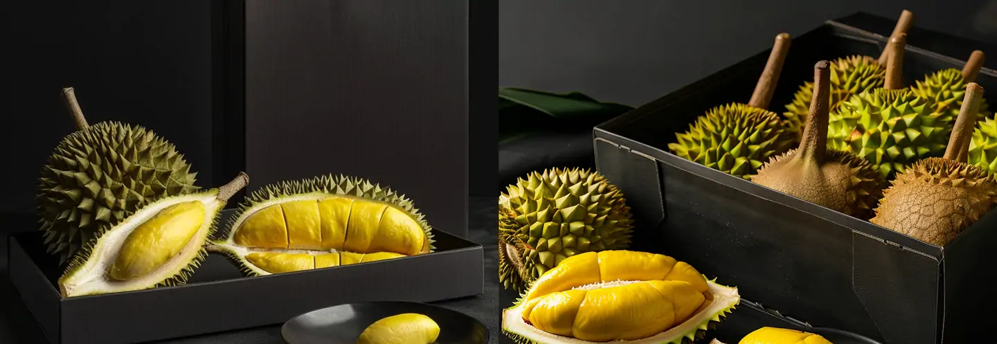 高质量猫山王榴莲水果广告摄影midjourney关键词提示词咒语